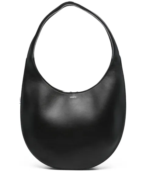 Coperni crescent zip tote bag Black COPBA109F6012