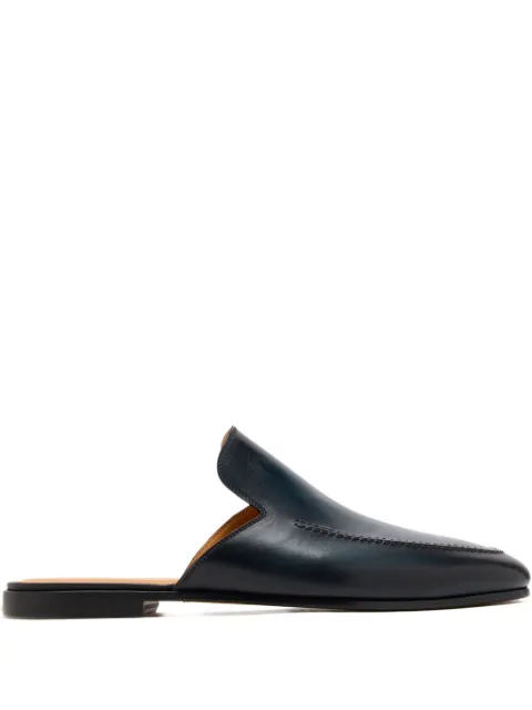 Magnanni Harrison II leather mules Blue 23837