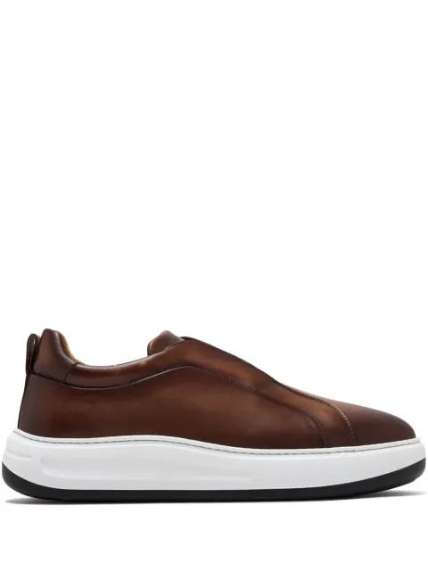 Magnanni Casaro leather slip-on sneakers Brown 26148