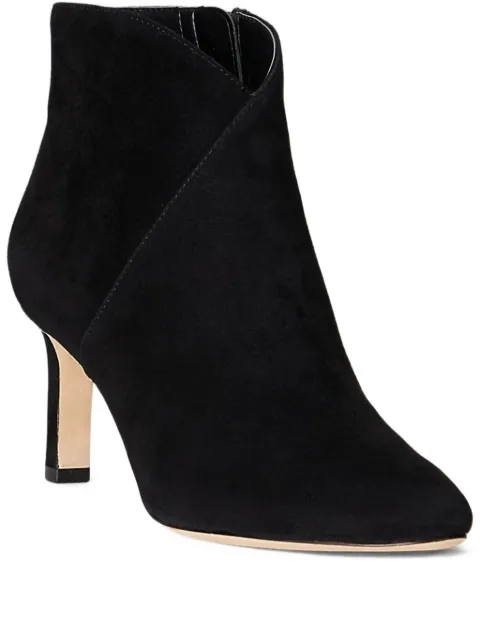 Lauren Ralph Lauren 70mm zip-fastening suede boots Black 802915412001