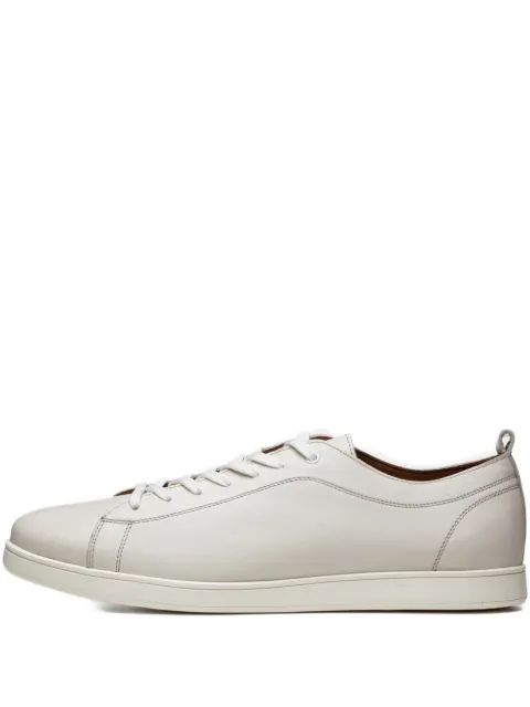Poche Paris lace-up leather sneakers Neutrals FMJEAN500100