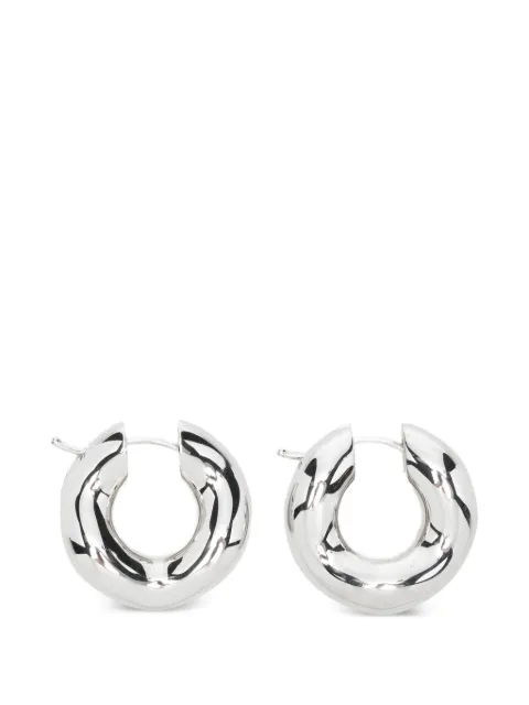 Charlotte Chesnais Wave Blow earrings Silver 25BO132AR