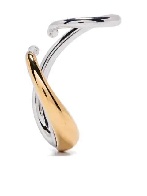 Charlotte Chesnais Mirage Blow ear cuff Silver 25BO133VEAR