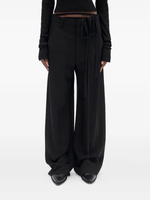 Ann Demeulemeester Anneke tie-waist palazzo pants Black B0010192FA558