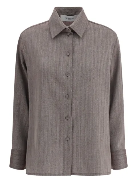 Golden Goose button-fastening shirt Brown GWP02470P002090