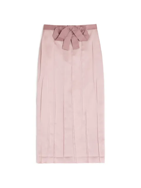 Valentino Garavani satin midi skirt Pink BRAEC592G