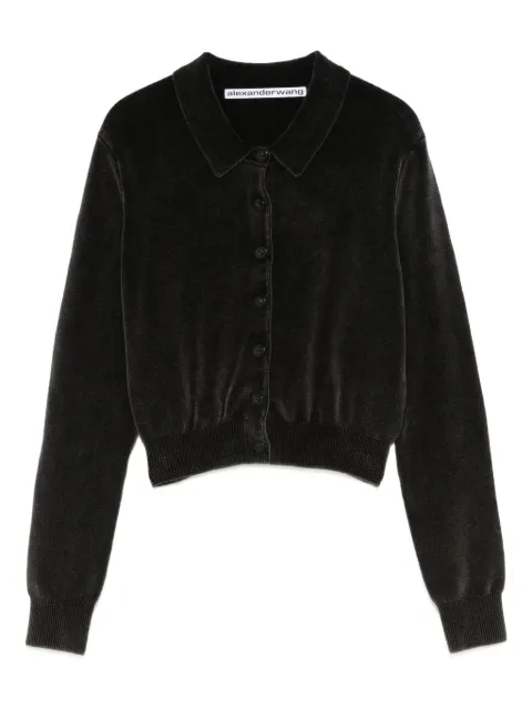 Alexander Wang collared cardigan Black 1KC3253055