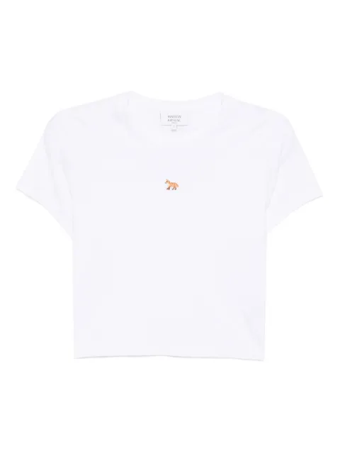 Maison Kitsuné Baby Fox Patch Baby T-shirt White PW00111KJ7026