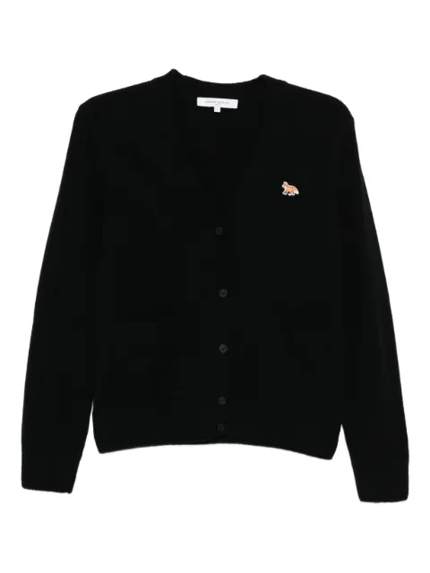 Maison Kitsuné Baby Fox Patch cardigan Black PW00501KT1006