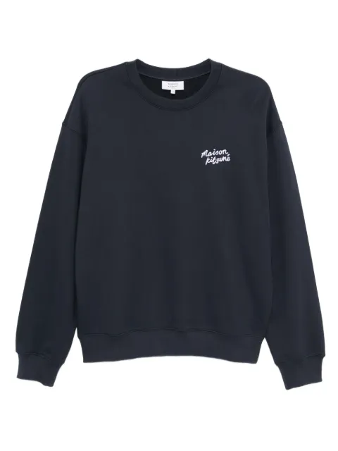 Maison Kitsuné handwriting sweatshirt Blue MM00315KM03410413