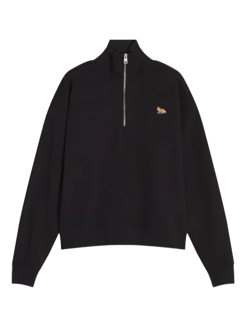 Maison Kitsuné Baby Fox zip-fastening sweatshirt Black PW00308KM0341