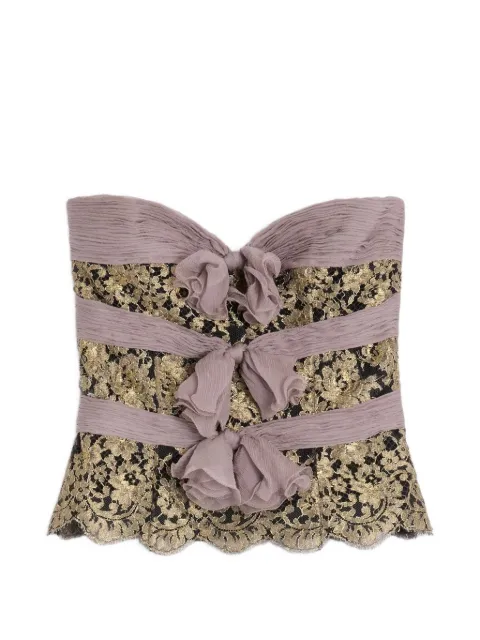 Valentino Garavani chiffon top Grey BAEB309RD