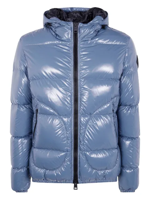 Herno Gloss hooded puffer jacket Blue PI001133U12220Z097