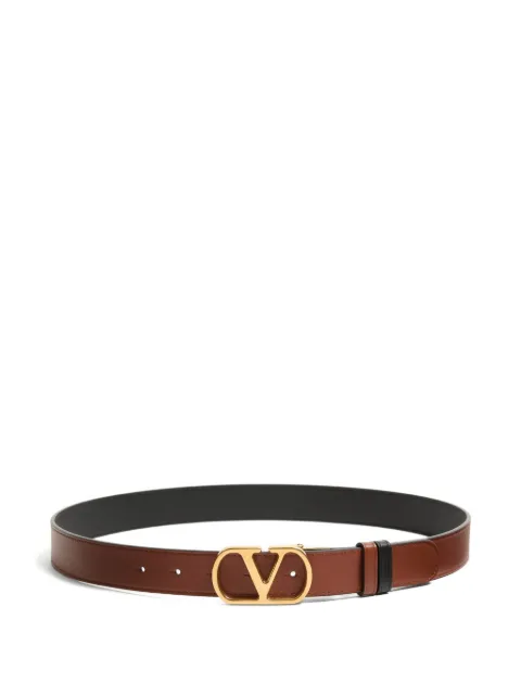 Valentino Garavani VLogo reversible belt Brown WT0SQ3IYR