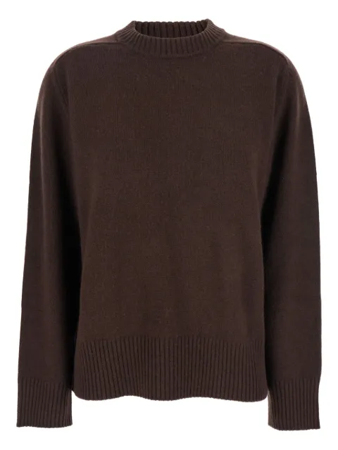 LouLou de Saison Baltra ribbed-neck sweater Brown BALTRALDS