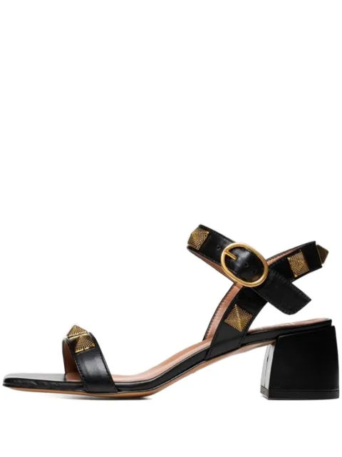 Poche Paris 45mm Gail studded ankle-strap sandals Black FWGAIL800250
