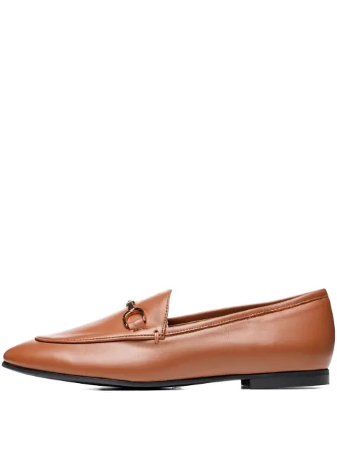 Poche Paris Estelle leather loafers Brown FWESTELLE800303