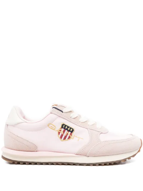 Gant logo-embroidered sneakers Pink 26537871