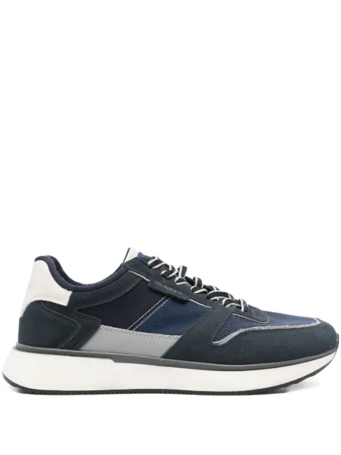 Gant panelled lace-up sneakers Blue 26633873