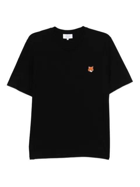 Maison Kitsuné Fox Head-patch T-shirt Black PM00107KJ7026