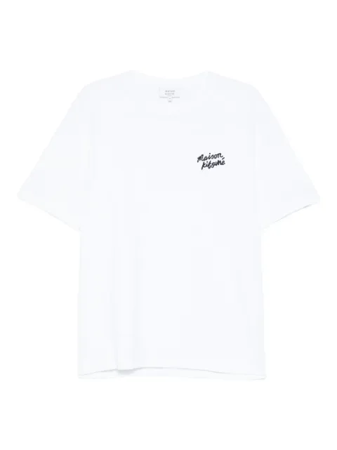 Maison Kitsuné Handwriting Comfort T-shirt White MM00126KJ7025