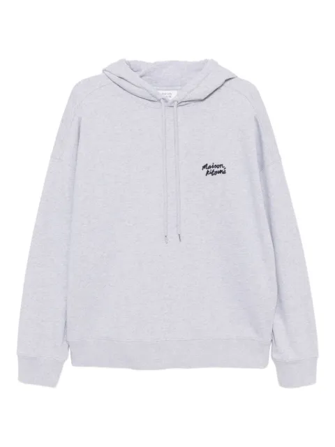 Maison Kitsuné logo-print hoodies Grey PM00704KM0340