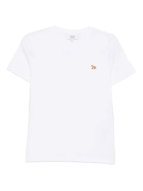 Maison Kitsuné fox-patch T-shirt White PW00115KJ7026