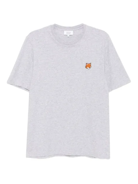 Maison Kitsuné fox head patch T-shirt Grey PM00107KJ7026