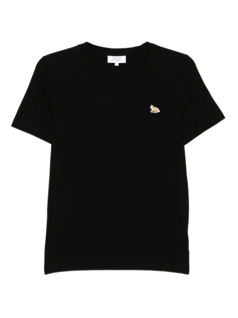 Maison Kitsuné embroidered-logo t-shirt Black PW00115KJ7026