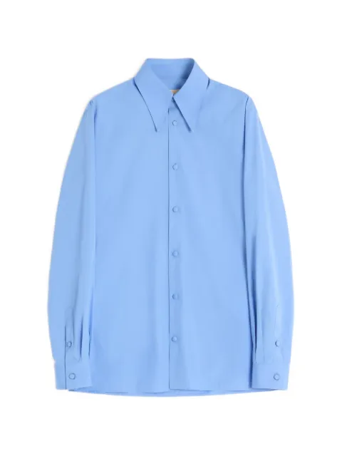 Valentino Garavani cotton poplin shirt Blue VABS20B57