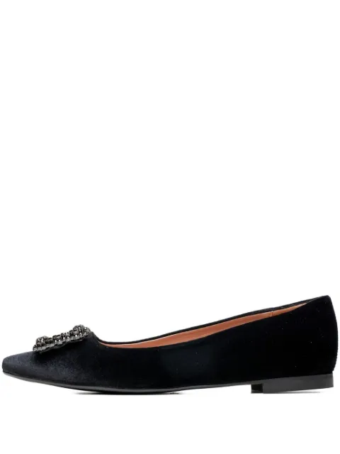 Poche Paris Cipele embellished pointed-toe pumps Black FWMELANIE860250