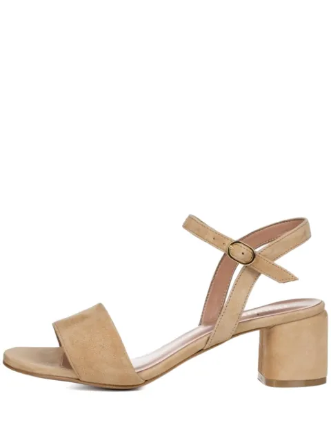 Poche Paris ankle-strap leather sandals Neutrals FWEDELIE500135