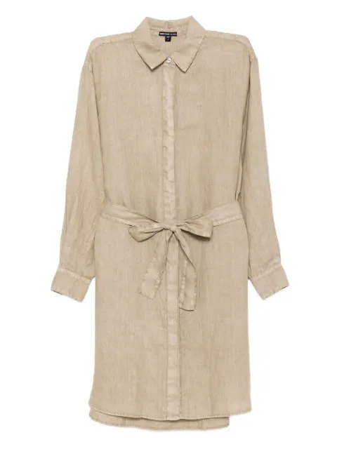 James Perse linen shirt dress Neutrals WKO6965