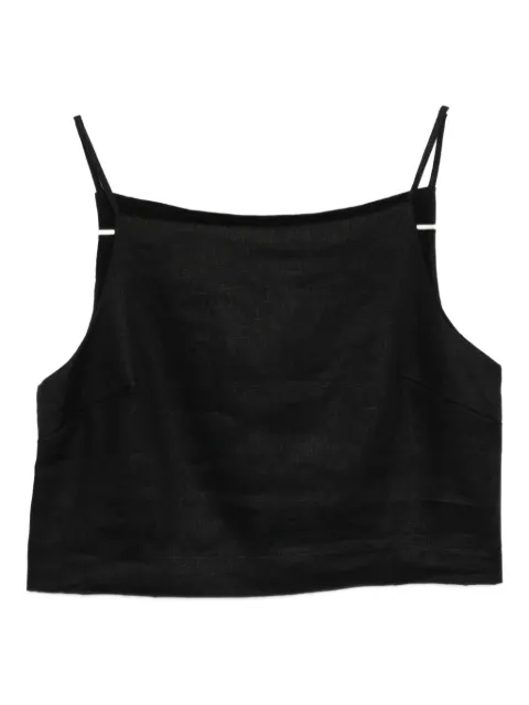 Reformation Kerri linen top Black 1317252BLK