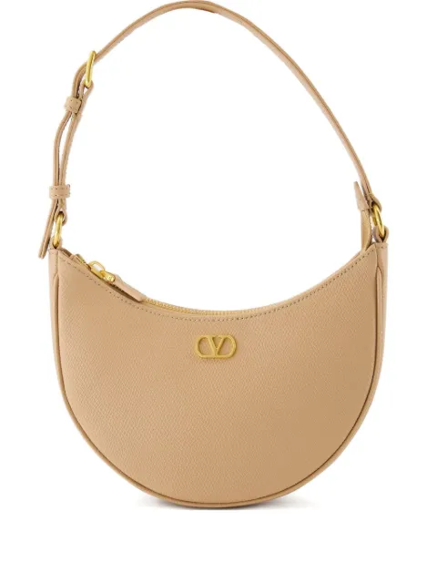Valentino Garavani VLogo signature mini shoulder bag in grainy calfskin Neutrals WP0AK3SNP