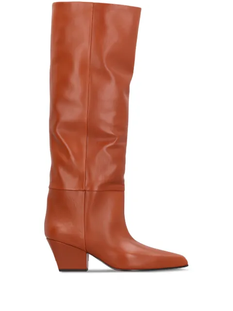 Paris Texas 60mm Jane leather knee-high boots Brown PX1119XVT01