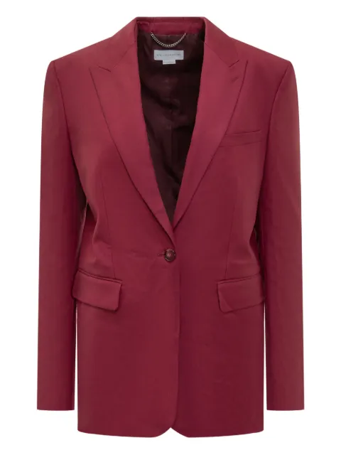 Stella McCartney single-breasted wool blazer Red 6501393CU703