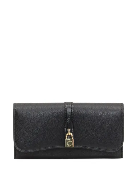 Stella McCartney Ryder flap continental wallet Black 7P0081WP0533