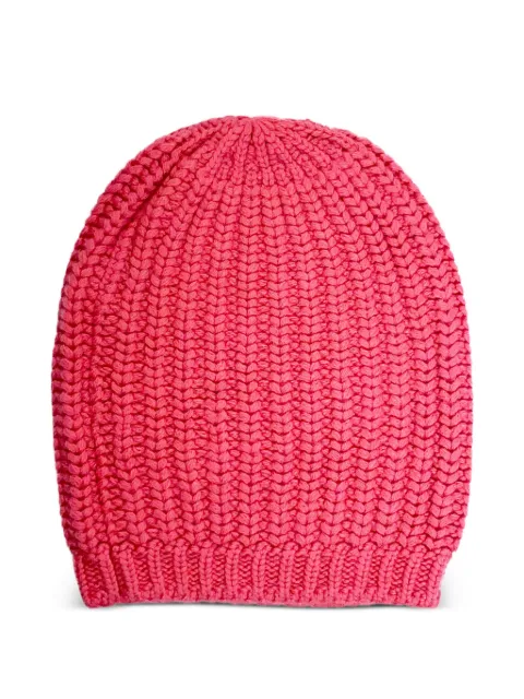 LA ROSE Cash Costa Corto ribbed beanie Pink A1003WS