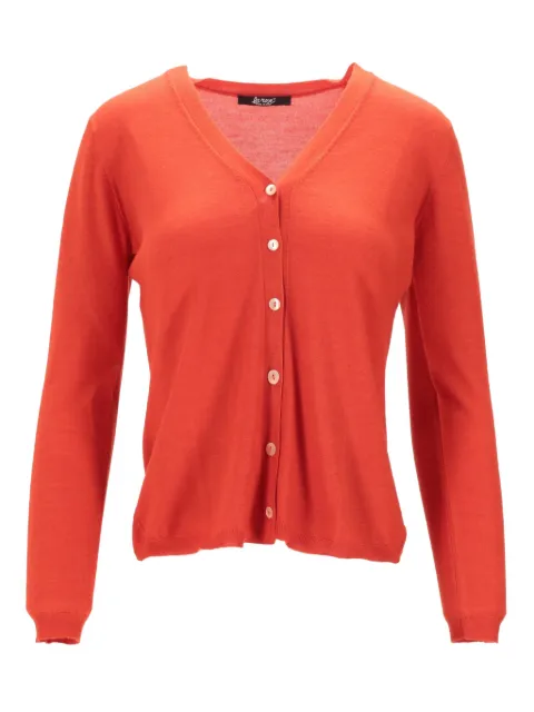 LA ROSE V-neck cardigan Orange MG201