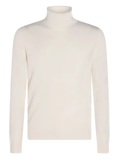 Malo turtleneck ribbed-hem sweater Neutrals UMC173F1B02C2720