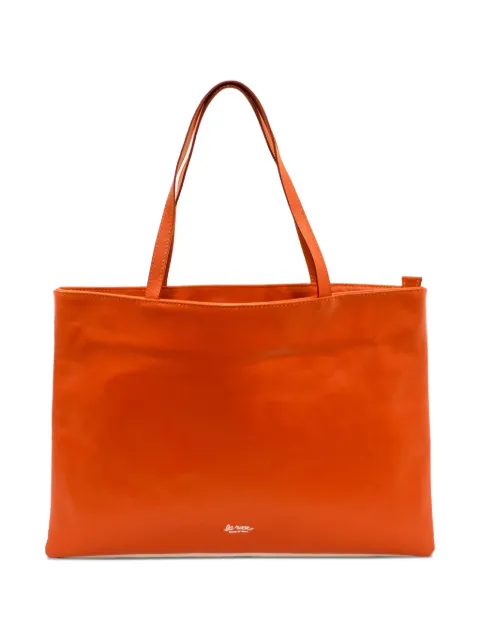 LA ROSE zip fastening tote bag Orange 50151