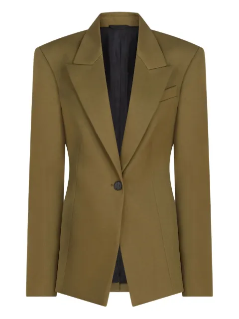 The Attico single-breasted blazer Green 251WCG00061WWW065AA