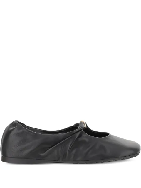 LOEWE Pebble soft ballet flats Black L815466X46