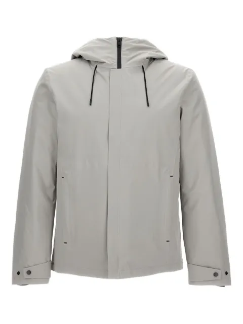 Woolrich Crestmont hooded zip-front jacket Grey CFWOOU2099MRUT40997424