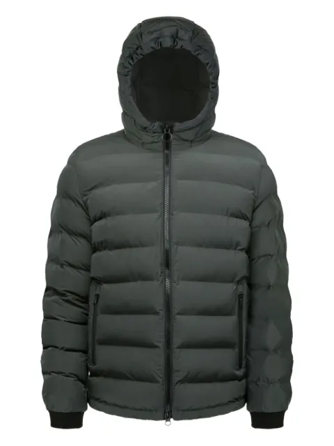 Geox zip-fastening hooded puffer jacket Green M5629CT3284