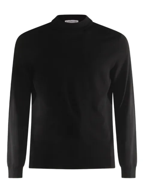 Zanone mock-neck long-sleeve sweater Black 810138Z0290