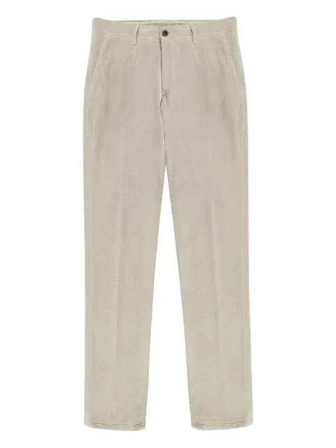 Incotex textured straight-leg trousers Neutrals 1SA1004687B