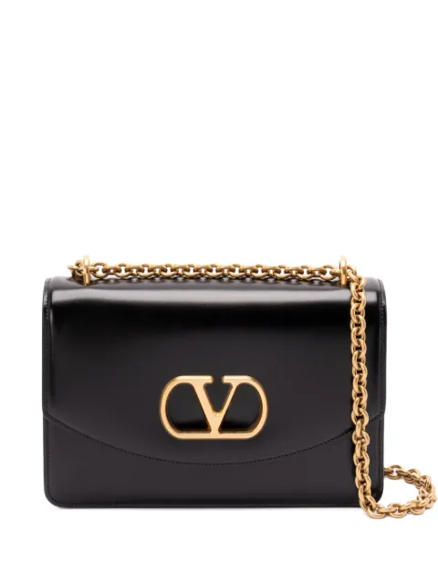 Valentino Garavani Vain logo chain shoulder bag Black YB0R16GCB
