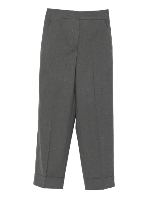 Peserico cuffed trousers Grey P0471002660